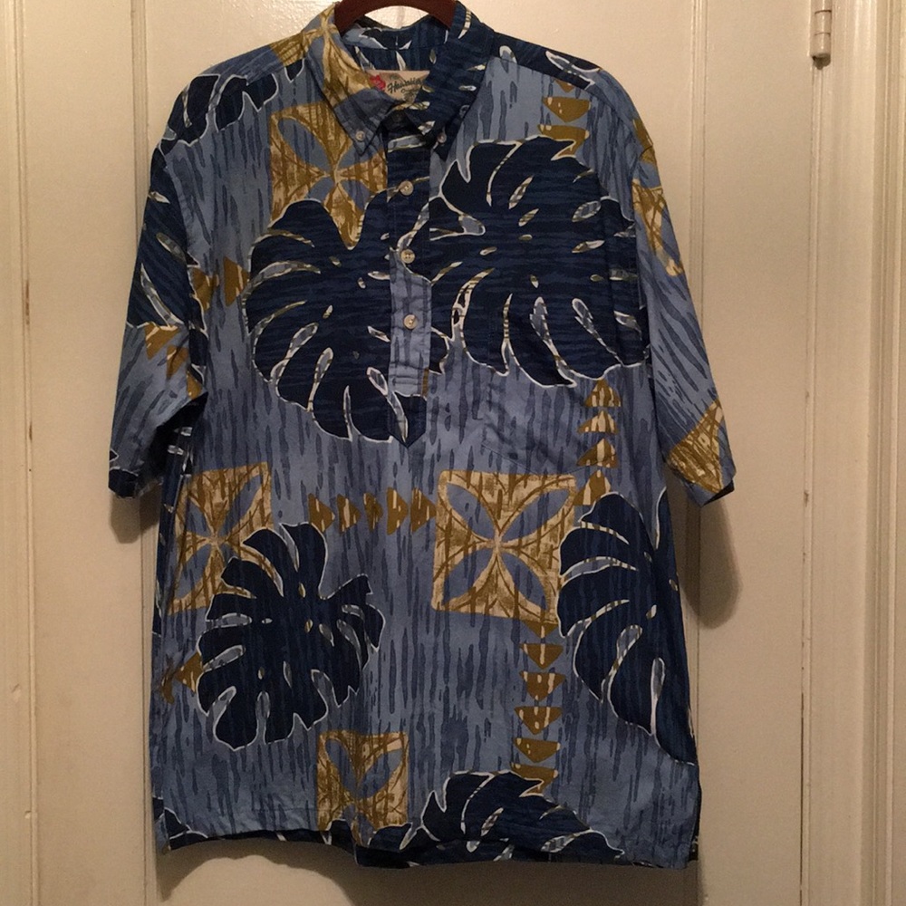Vtg Style Hilo Hatties Short Sleeve Hawaiian Shirt